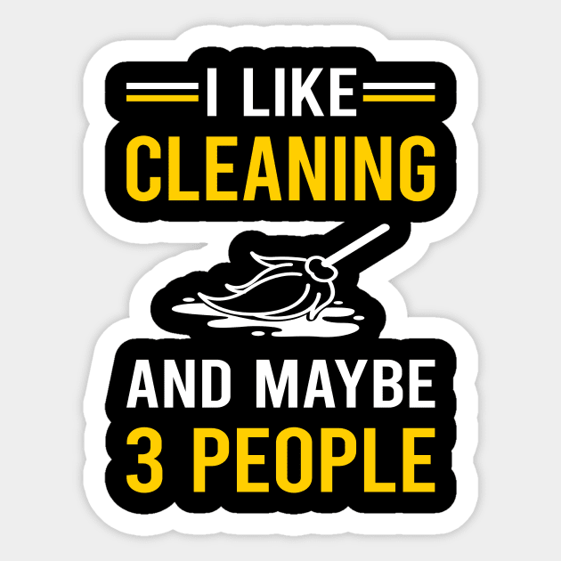 3 People Cleaning Sticker by Good Day